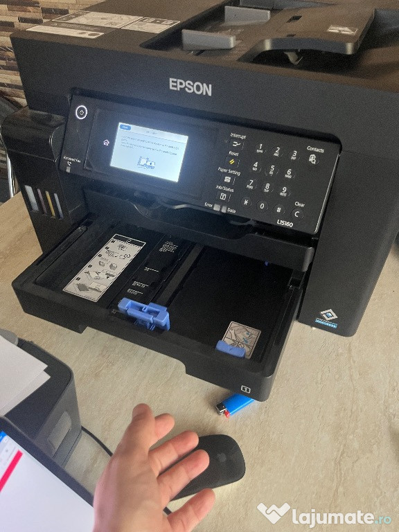 Multifunctional inkjet EPSON EcoTank L15160 CISS, A3+ Wi-Fi Retea