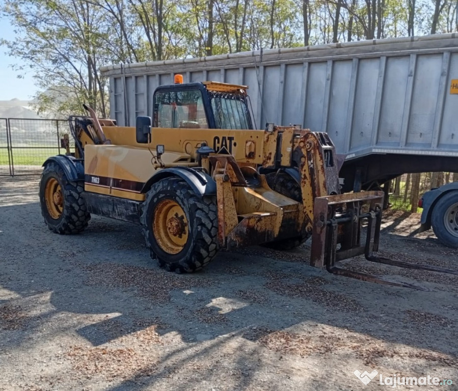 Incarcator Caterpillar TH63, tip Manitou, JCB, stare foarte buna