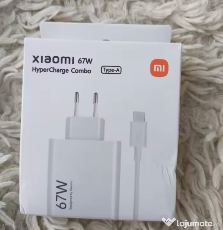 Încărcător Xiaomi 67W Super Fast Charger + Cablu Type-C