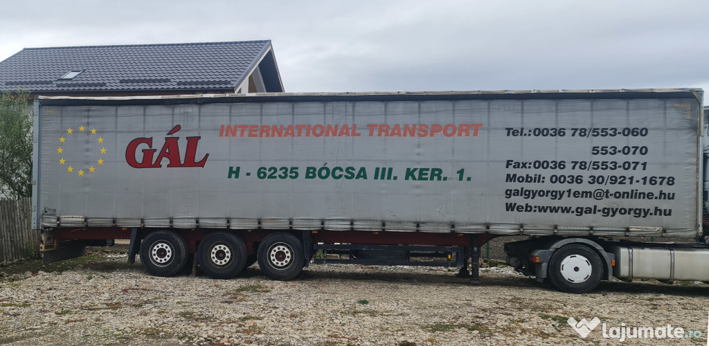 Ansamblu Cap Tractor Iveco Stralis + Semiremorca Schmitz Prelata