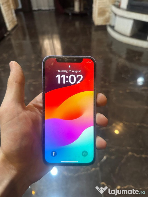 Doar azi ! iPhone 12 Mov 64GB – Display și Ramă Impecabile, Baterie 96