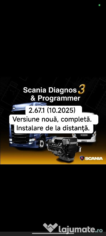 Scania SDP3 2.67.1 2025. Instalare de la distanță