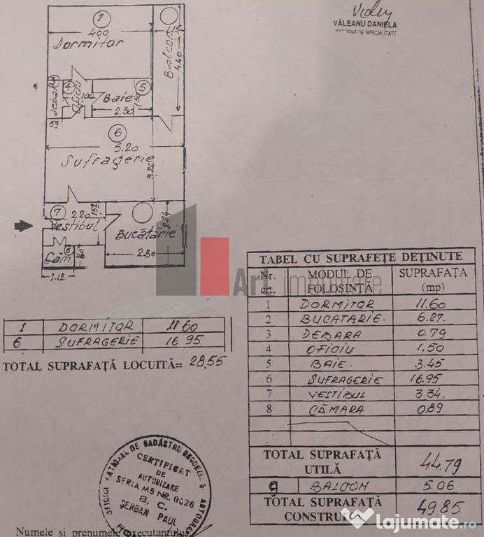 Vânzare apartament semidecomandat 2 camere Bd. Obregia