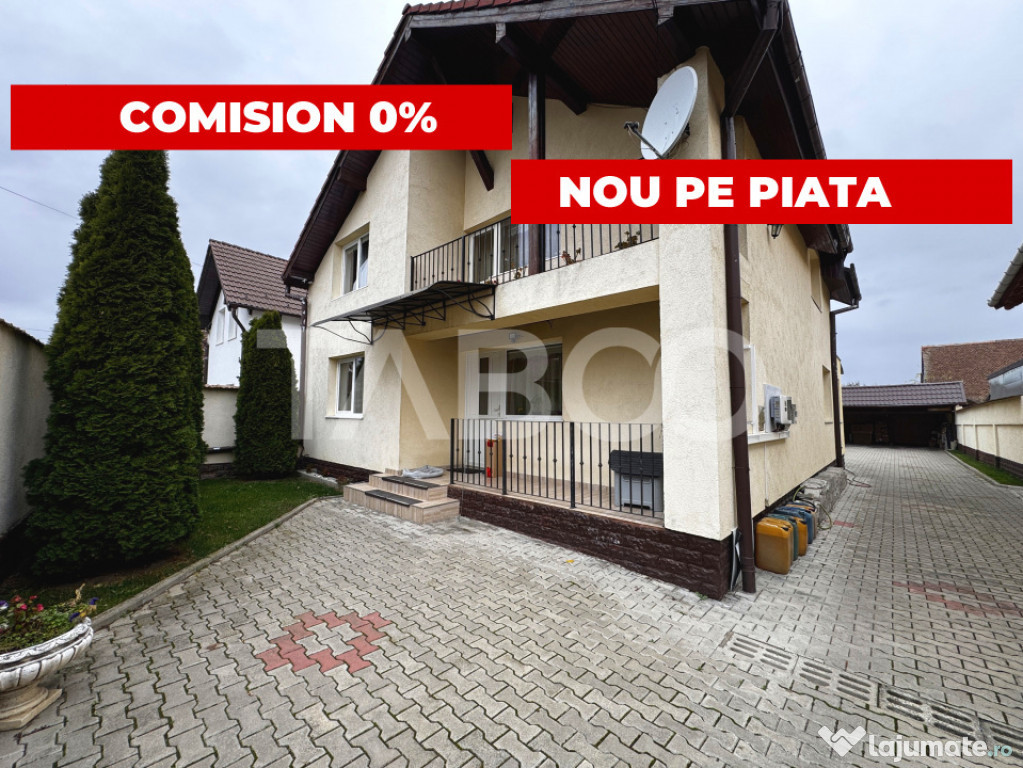 COMISION 0! Casa cu 5 camere teren 500 mp cu panouri solare