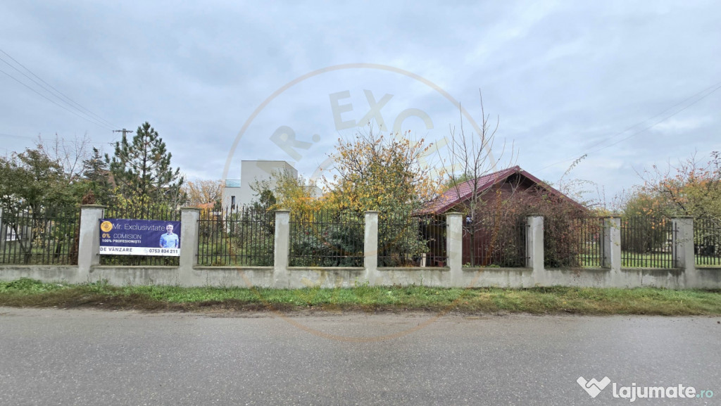Teren de vanzare cu doua deschideri!