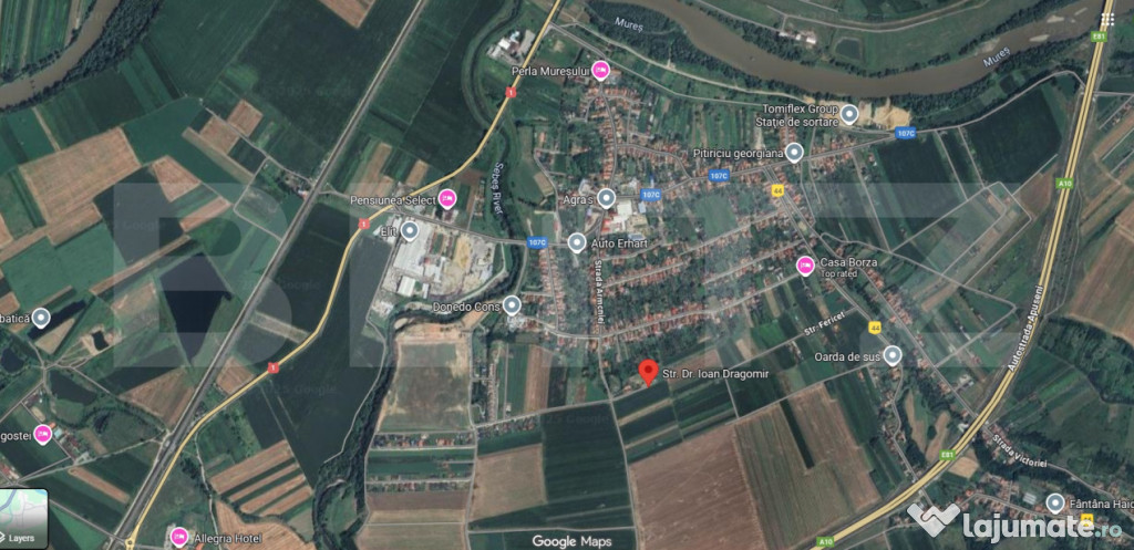 Teren cu vedere panoramică, 651 mp, Oarda