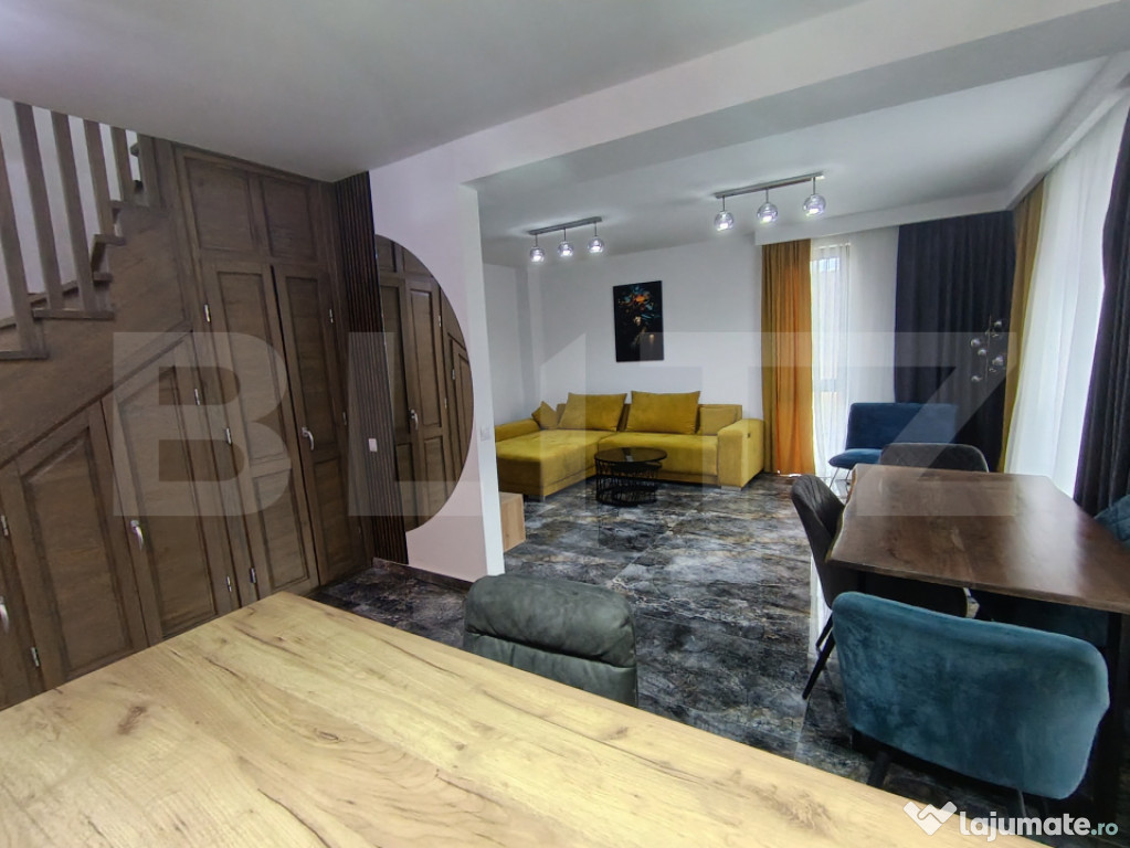 Apartament cu 3 camere și living ultrafinisat în suprafa?