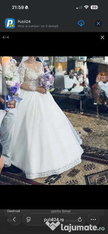 Vand rochie de mireasă in stare foarte buna