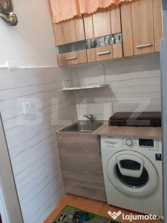 Garsonieră 24 mp - etaj 1 - Zona Burdujeni