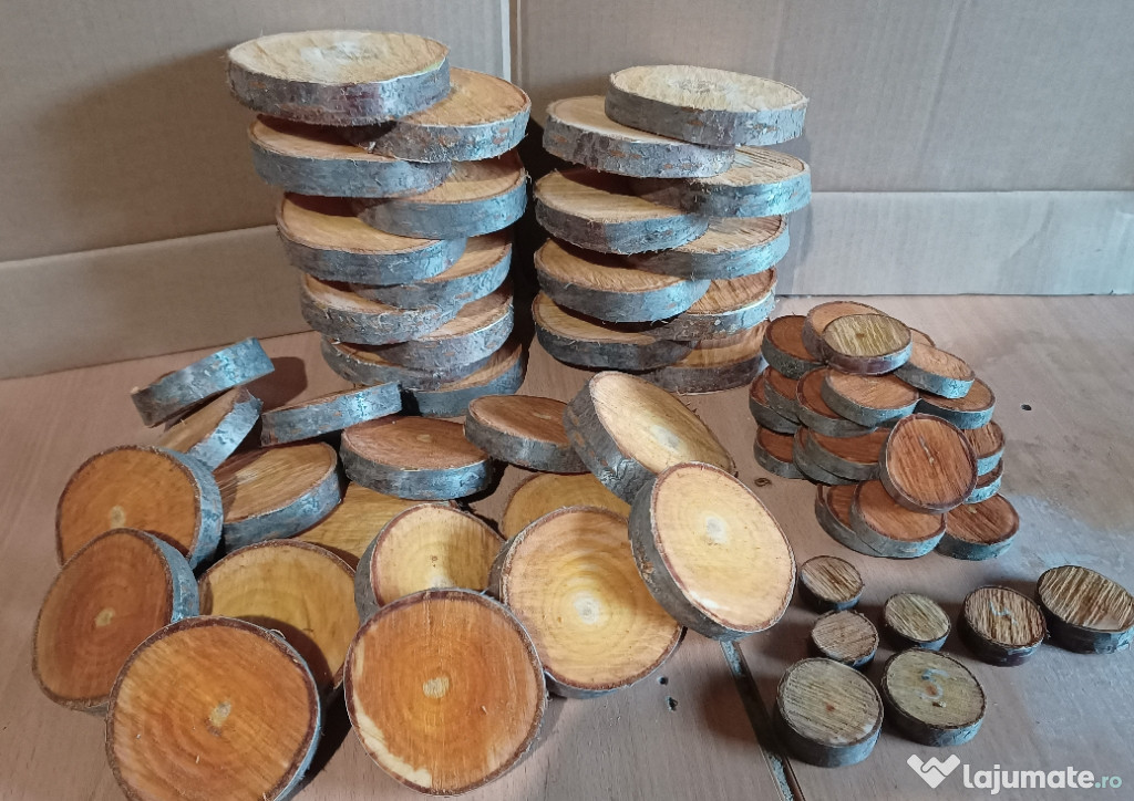 Rondele lemn decoratiuni