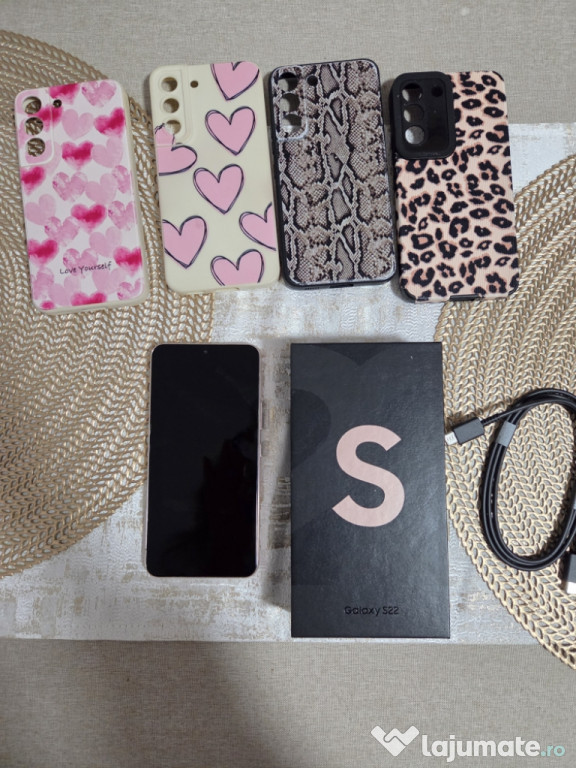 Vând Samsung Galaxy S22 pink 128 GB