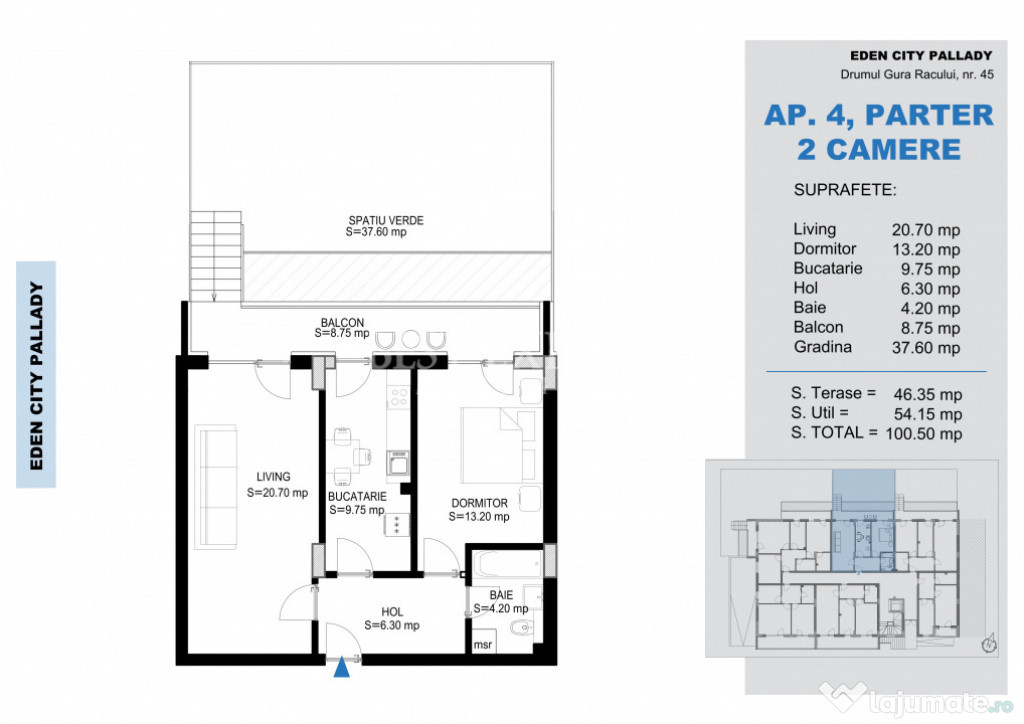 2 Camere Direct Dezvoltator Incalzire Pardoseala