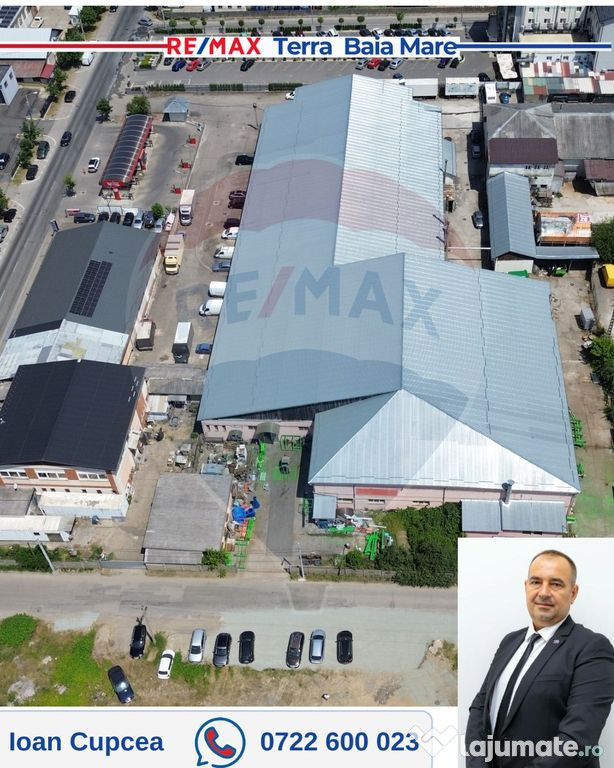 Spațiu industrial de 762mp si inaltime 7m în zona Depoz...
