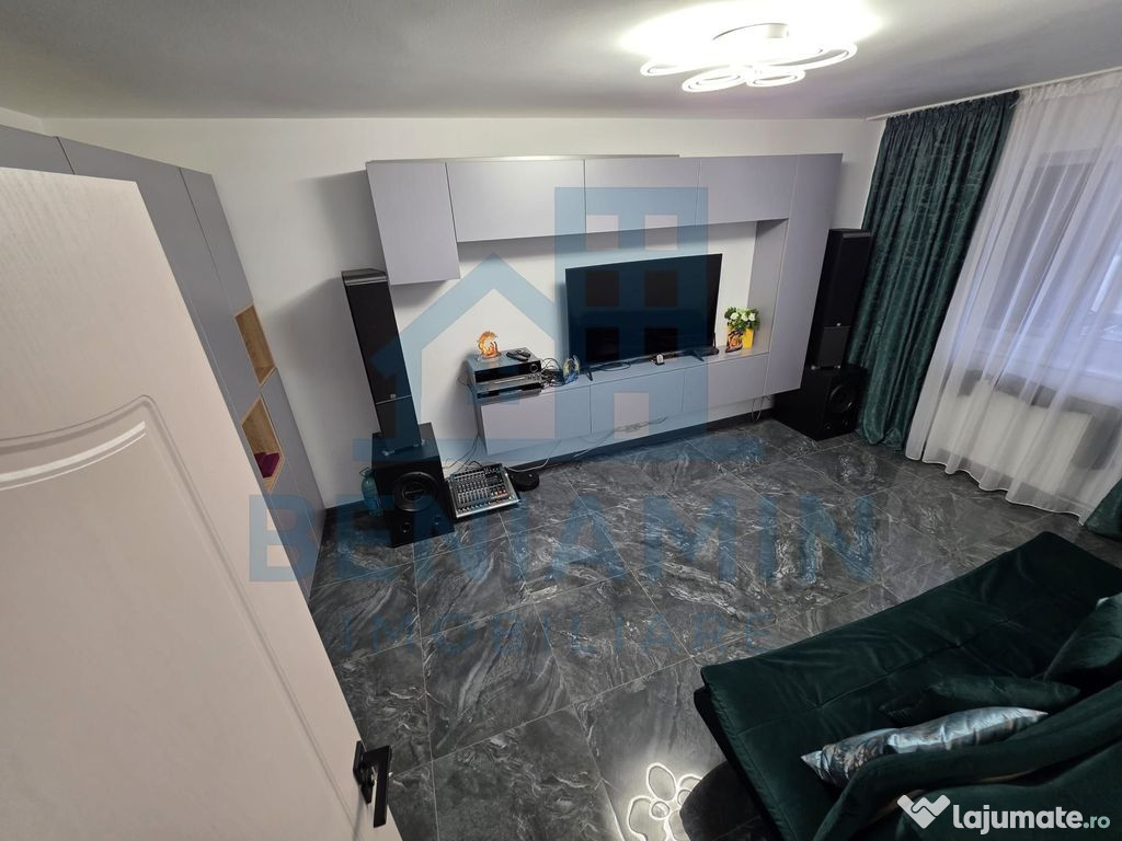 Apartament 2 camere decomandat 52mp Brazda, centrala proprie