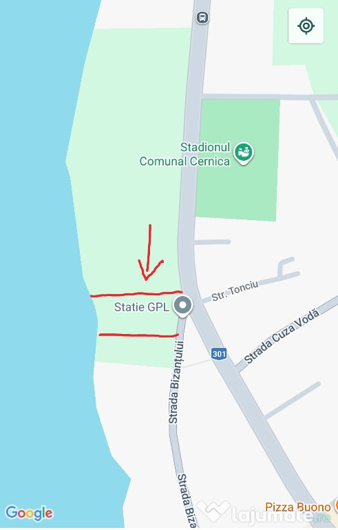 Închiriez teren în localitatea Cernica