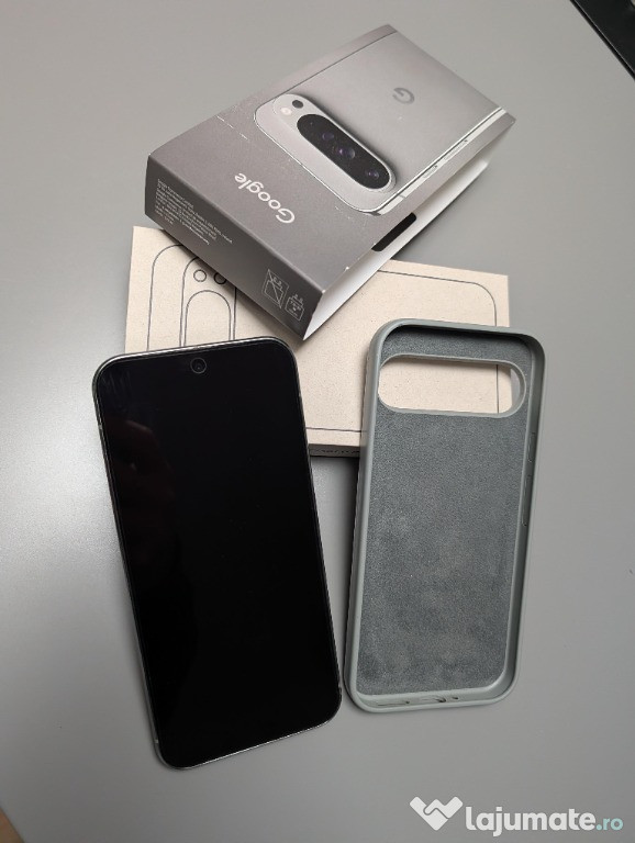 Pixel 9 Pro XL 128GB Hazel impecabil | Garanție | Husa Google si folie