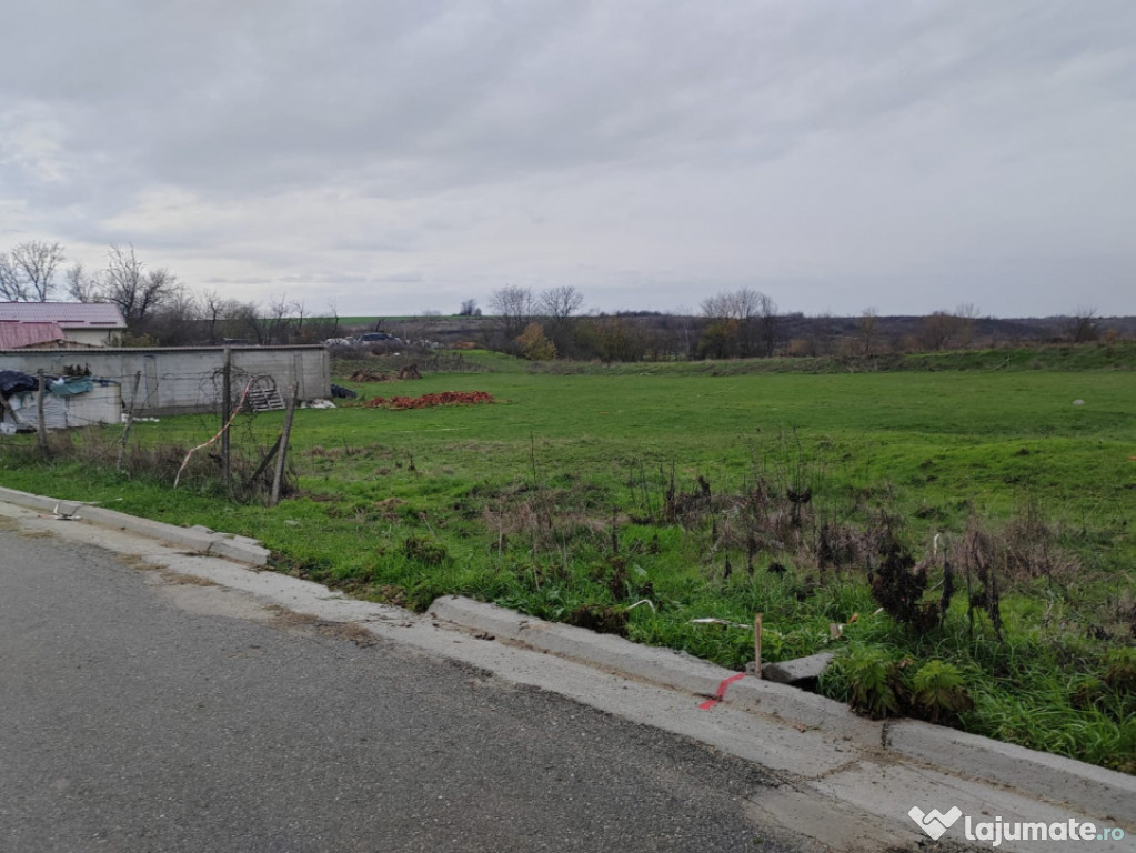 Teren Mischii - 760 mp la asfalt , toate utilitatile