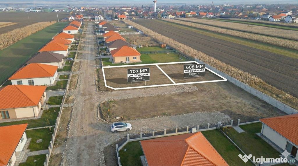 Teren Intravilan de Vânzare în Prejmer, 707 mp, Toate U...