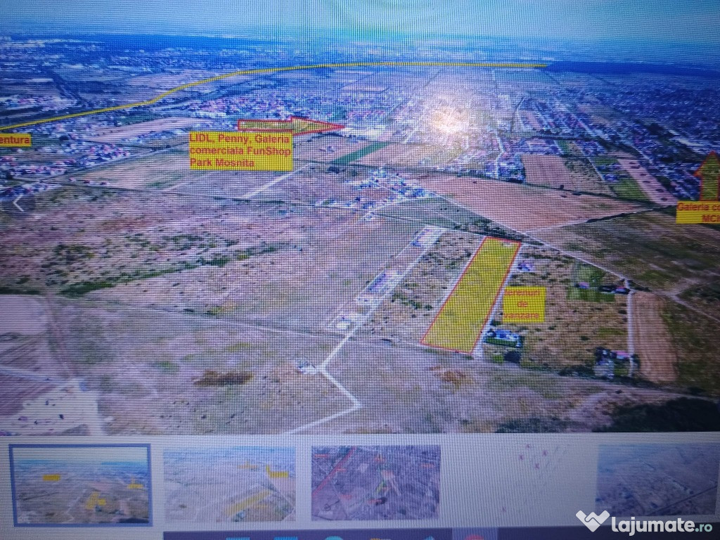 Proprietar 2 parcele teren alaturate fiecare 780 mp2 in Mosnita Noua