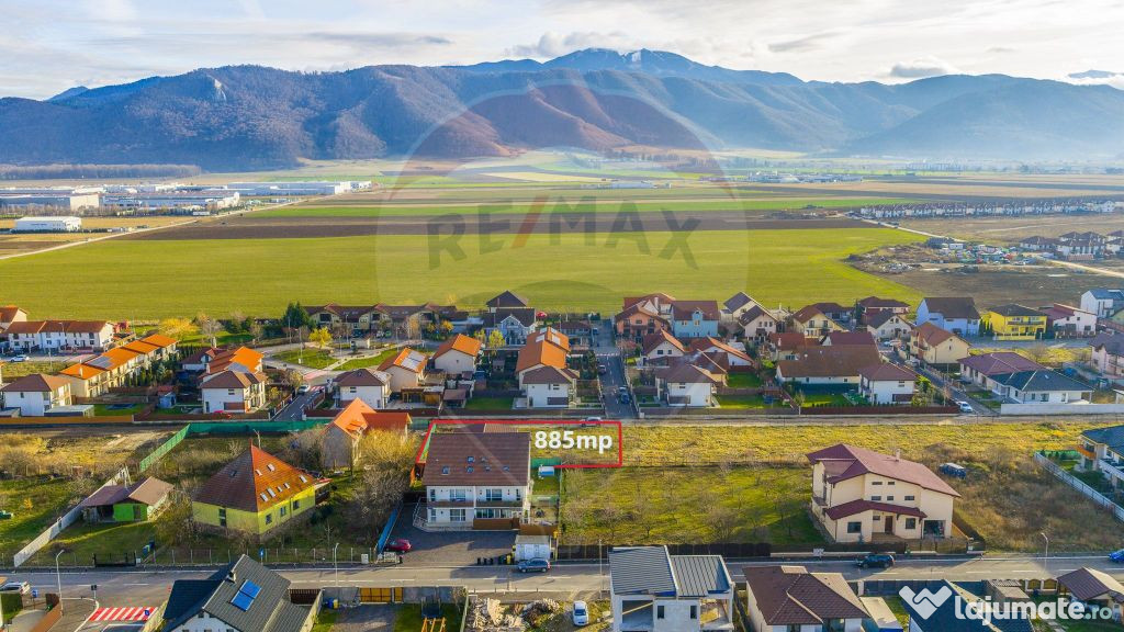 Teren intravilan 885mp de vânzare în Ghimbav – Cartie...
