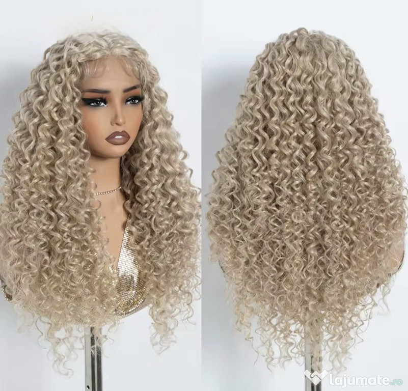 Peruca blonda cu plasa creata 26 inci