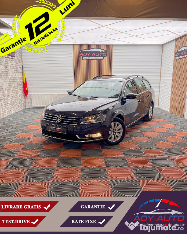 VW Passat B7, Garantie 12 luni, Buy-back, Rate fixe