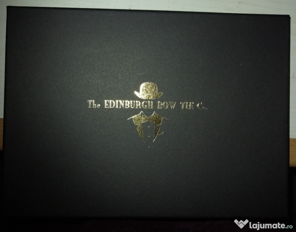 The Edinburgh Set- bow tie, handkerchief and cufflinks