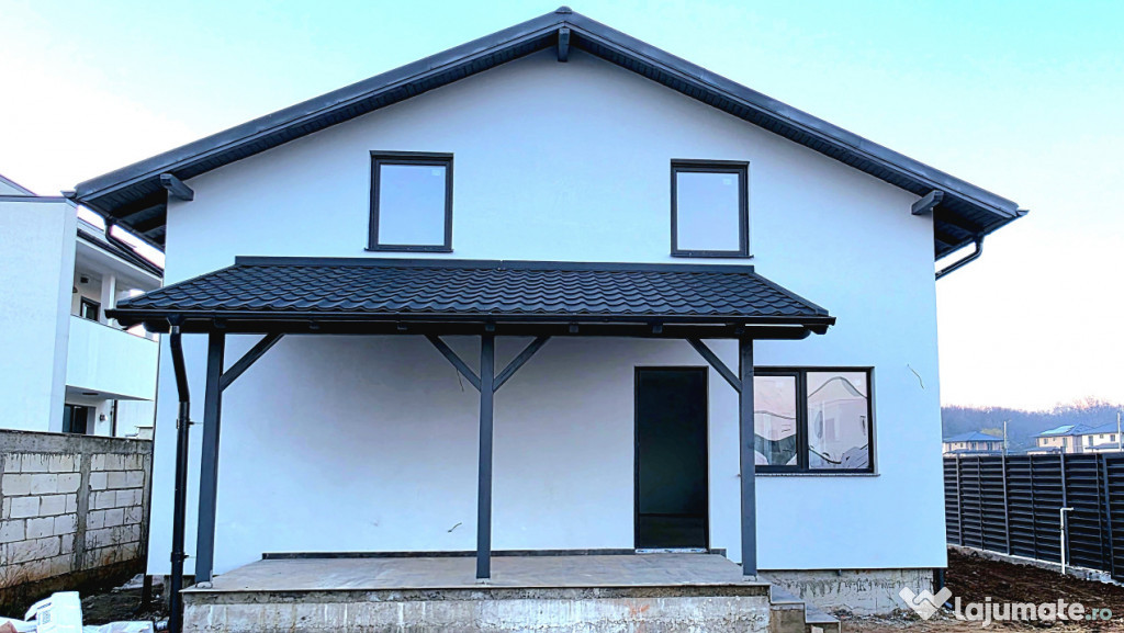 Casă Nouă P+M în Păulești, 150 mp utili, încălzire î