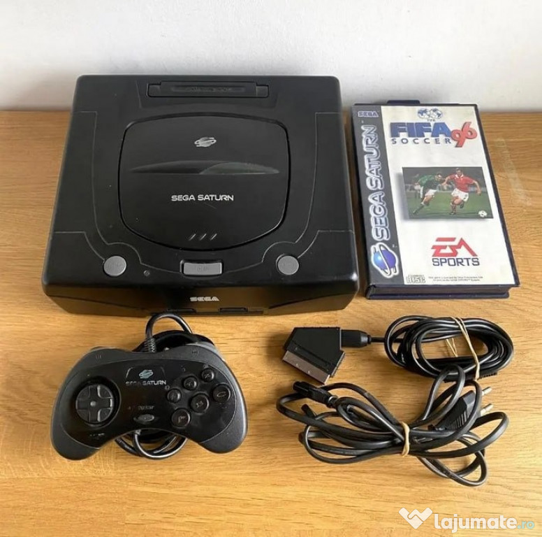 Sega Saturn Console + Controller
