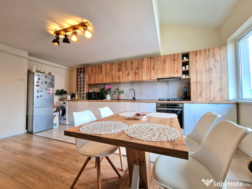 Apartament modern cu 4 camere, 100mp, parcare, zona Somesulu