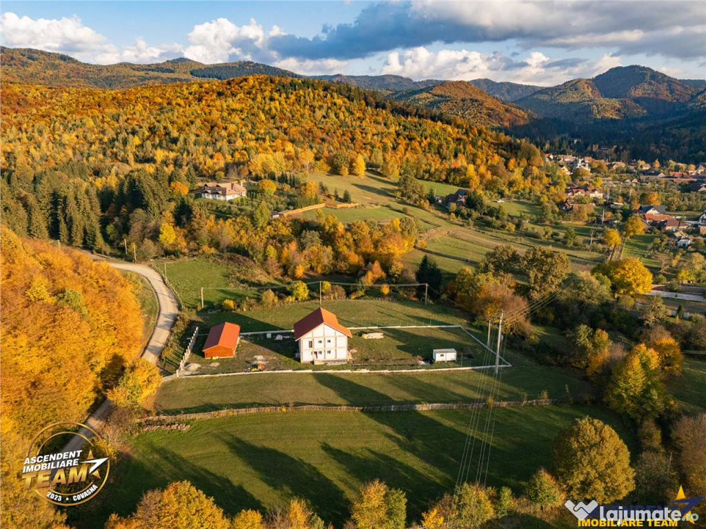 FILM! Vila intr-un peisaj mirific, cu 2.900mp teren, Covasna