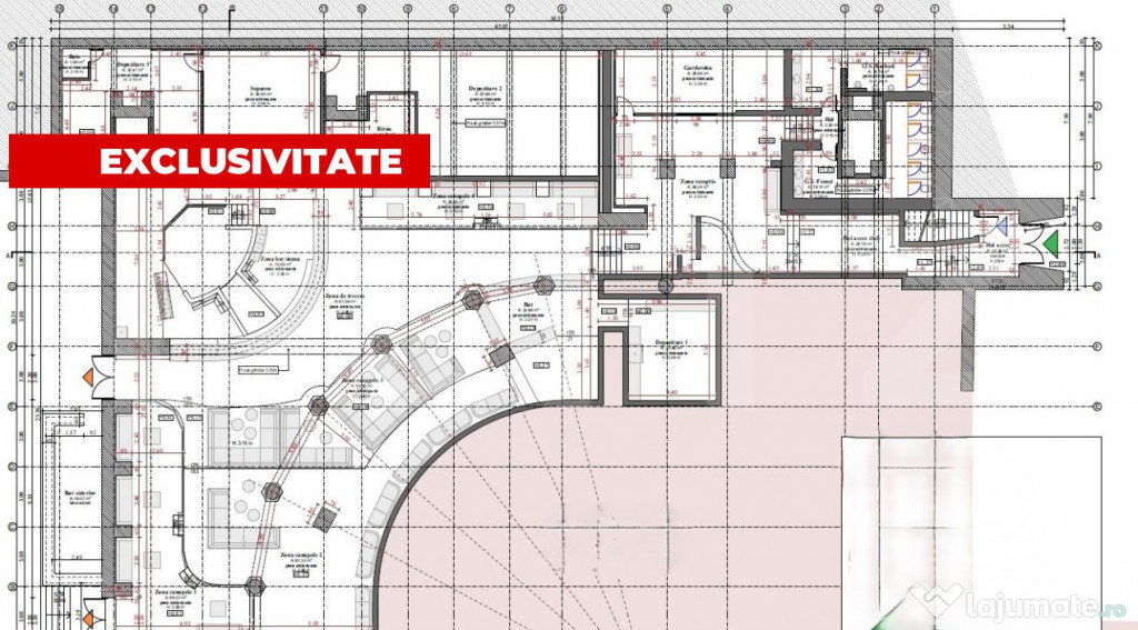 Spațiu de închiriat 920mp, cu terasă 500mp, Alba Iulia, C