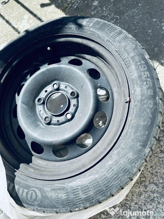 Cauciucuri Continental 195/55/16 cu Jante pt. BMW