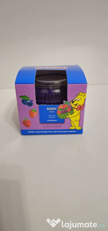 Lumânare parfumata Haribo, Berry Mix, 85 g
