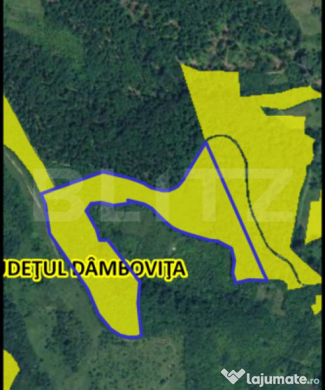 Teren extravilan 16 ha cu pădure și vedere panoramică –