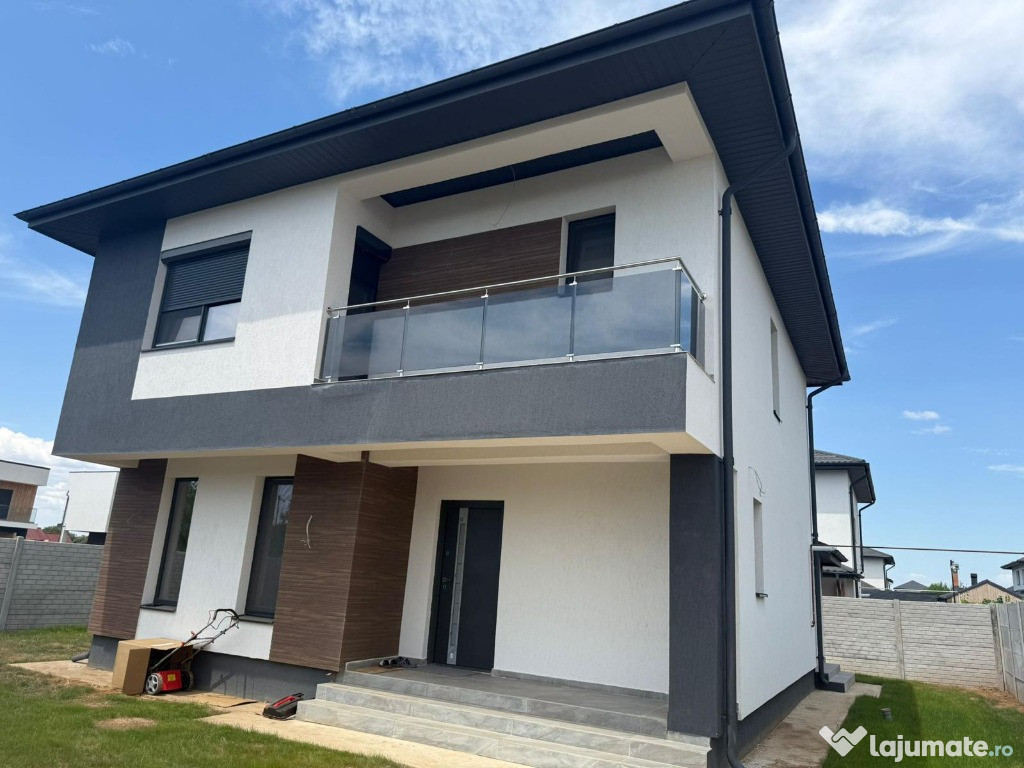 Casa individuala P+1E || 5 camere 3 bai + dressing || teren 470mp