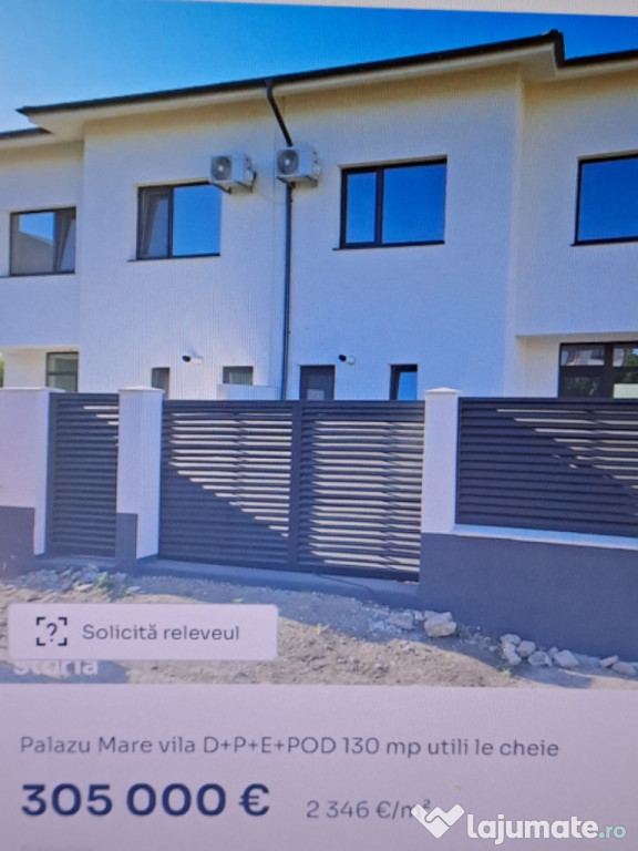 Palazu Mare Constanta vila D+P+E+POD 130 mp utili le cheie