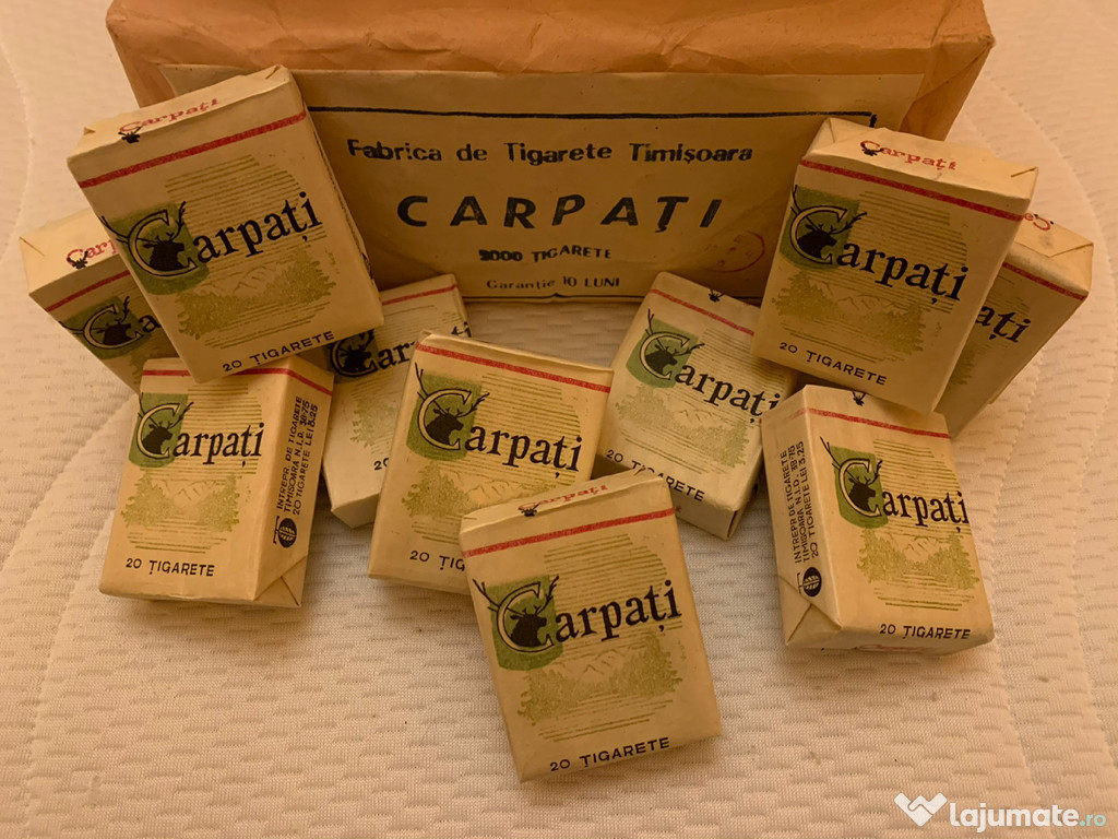 Ofer din Colecția Proprie Pachete de Țigări Carpați