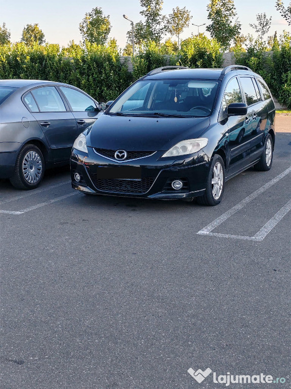 Vând Mazda 5, an 2008, 2L Turbo Diesel, 146 cp, 7 locuri, înmatriculat