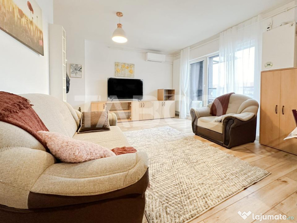 De inchiriat apartament cu 2 camere in bloc nou cu garaj in