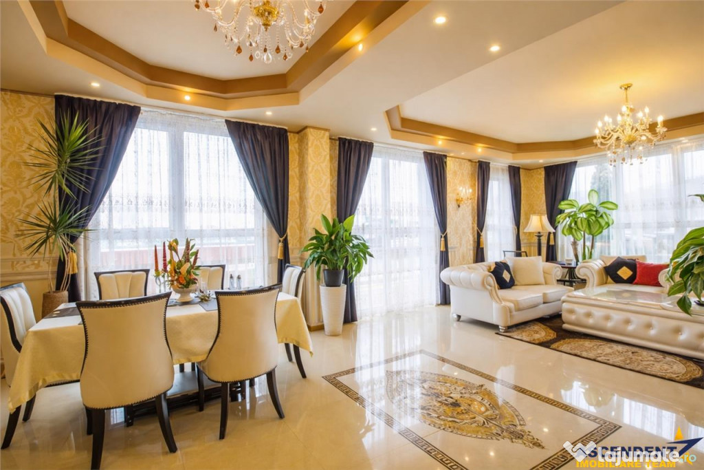 Penthouse extravagant,living spectaculos, semineu,terase gen