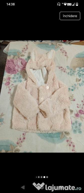 Geacă fete cu căptușeală