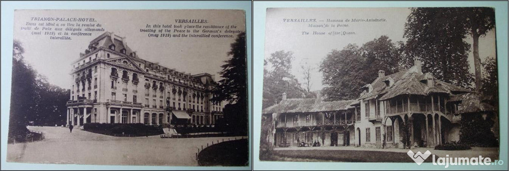 8 cărți poștale VERSAILLES, prima parte sec XX