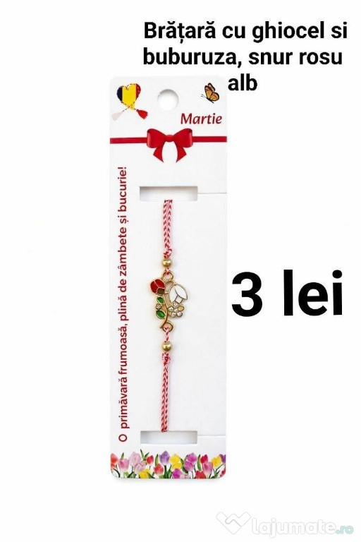 Mărțișoare brățări și broșe