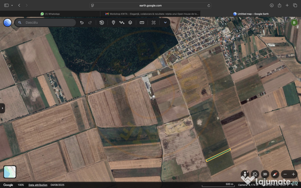 Teren in comuna Dascălu