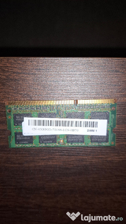 Memorie Laptop 4GB DDR3 0X830D SODIMM
