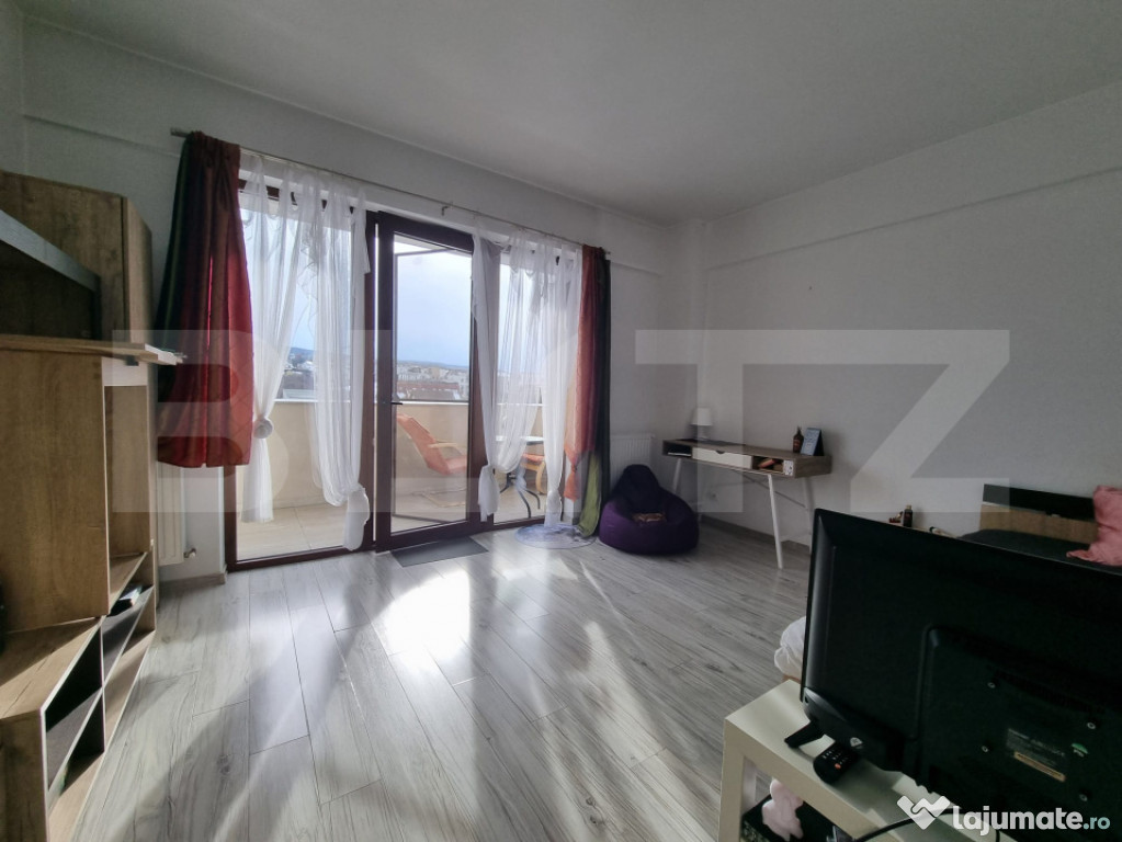 Apartament tip studio, 37mp, terasa 10mp, panorama, zona Cal