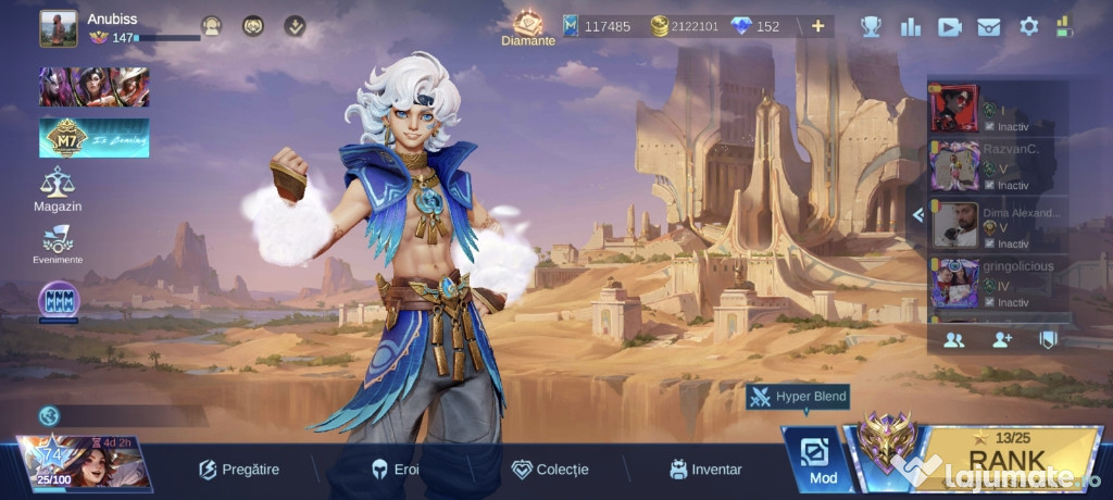 Vând cont Mobile Legends