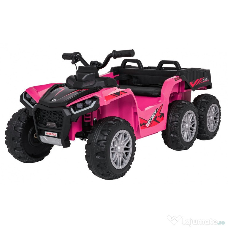 ATV electric pentru 2 copii, Kinderauto FarmQuad 6x6, 4x 45W, 12V 14AH