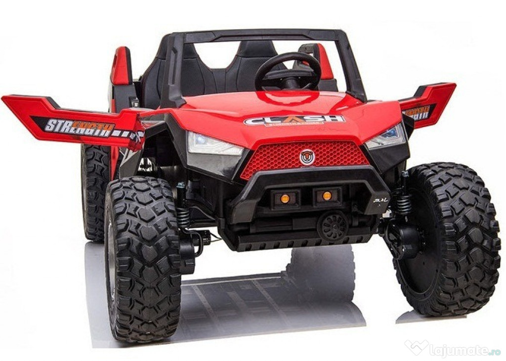 UTV electric pentru 4 copii, Kinderauto Buggy XXL , 500W 24V 14Ah RED